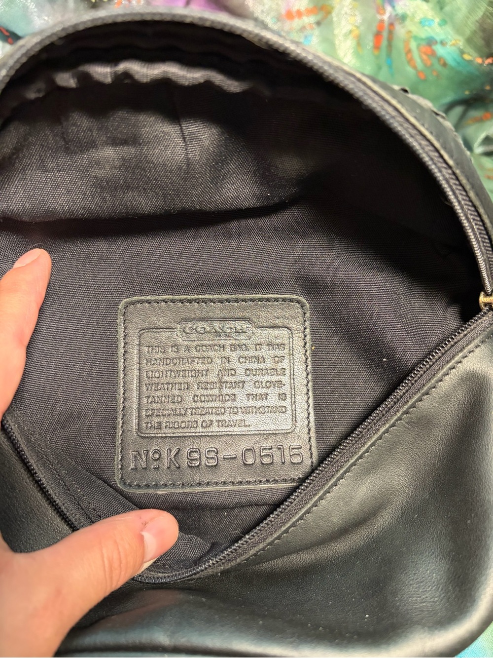 VINTAGE COACH black Belt Bag
Fanny Pack GloveTanned
Leather 0515 - Picture 5 of 7